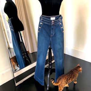 Current Elliott High Wasted Flair Jeans